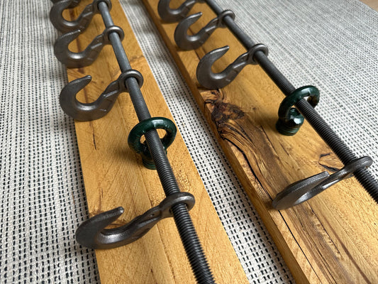 Garderobe Industrial - Dark Green - EINZELSTÜCK 2er Set