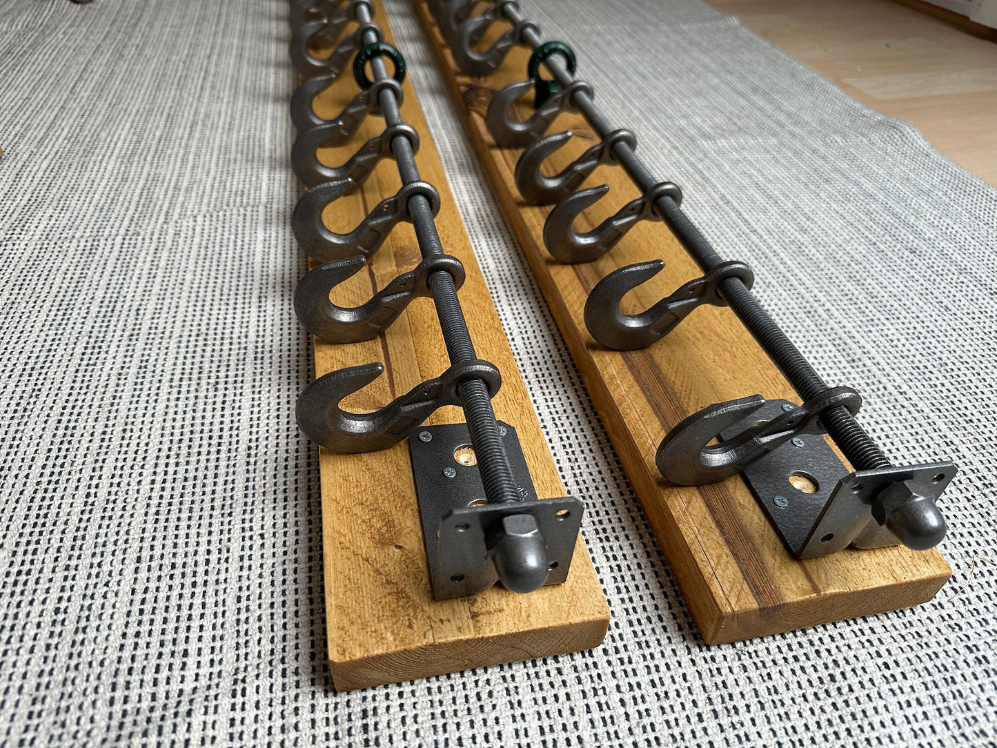 Garderobe Industrial - Dark Green - EINZELSTÜCK 2er Set