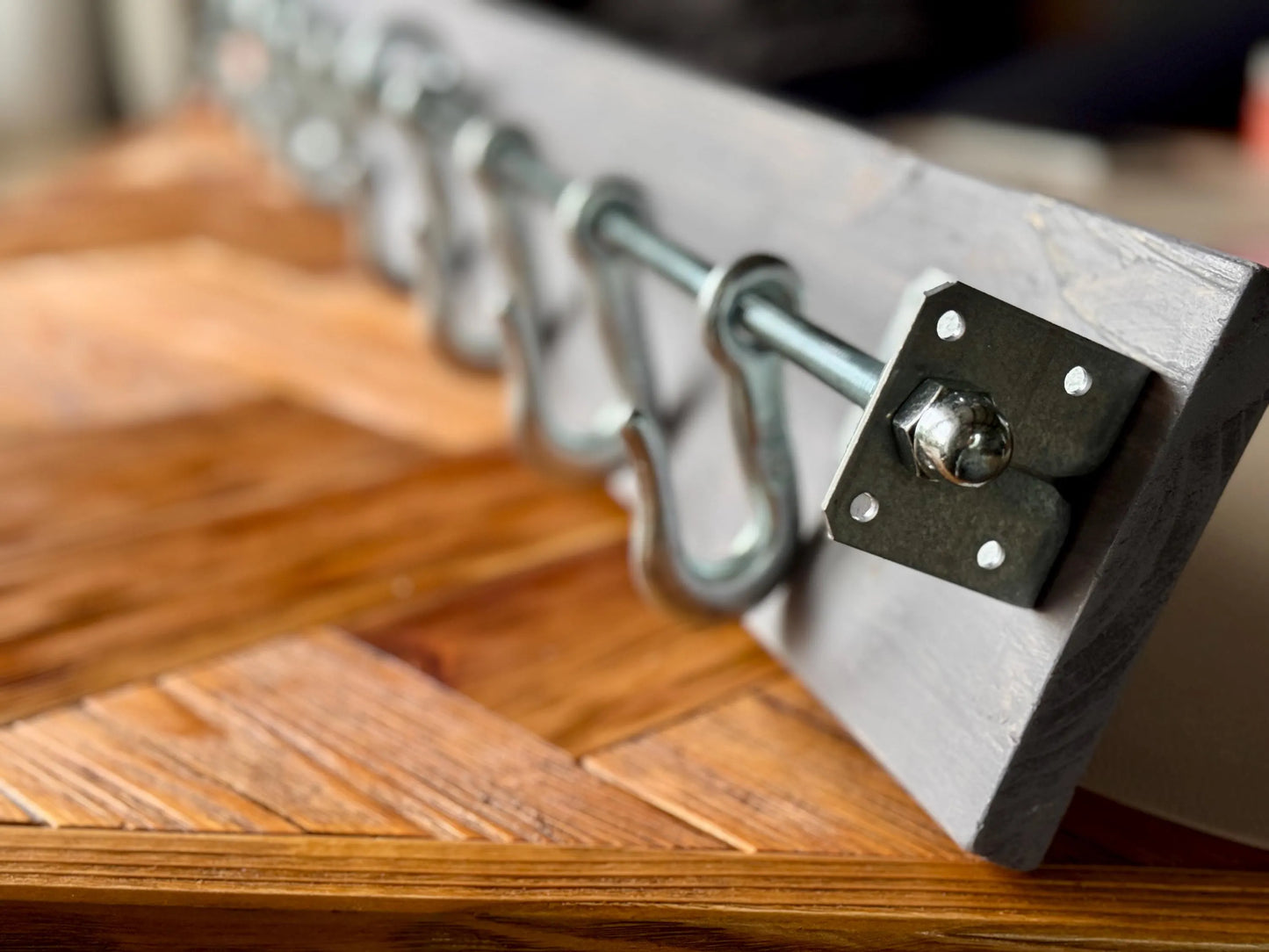 Garderobe Industrial - Silver Fog - EINZELSTÜCK